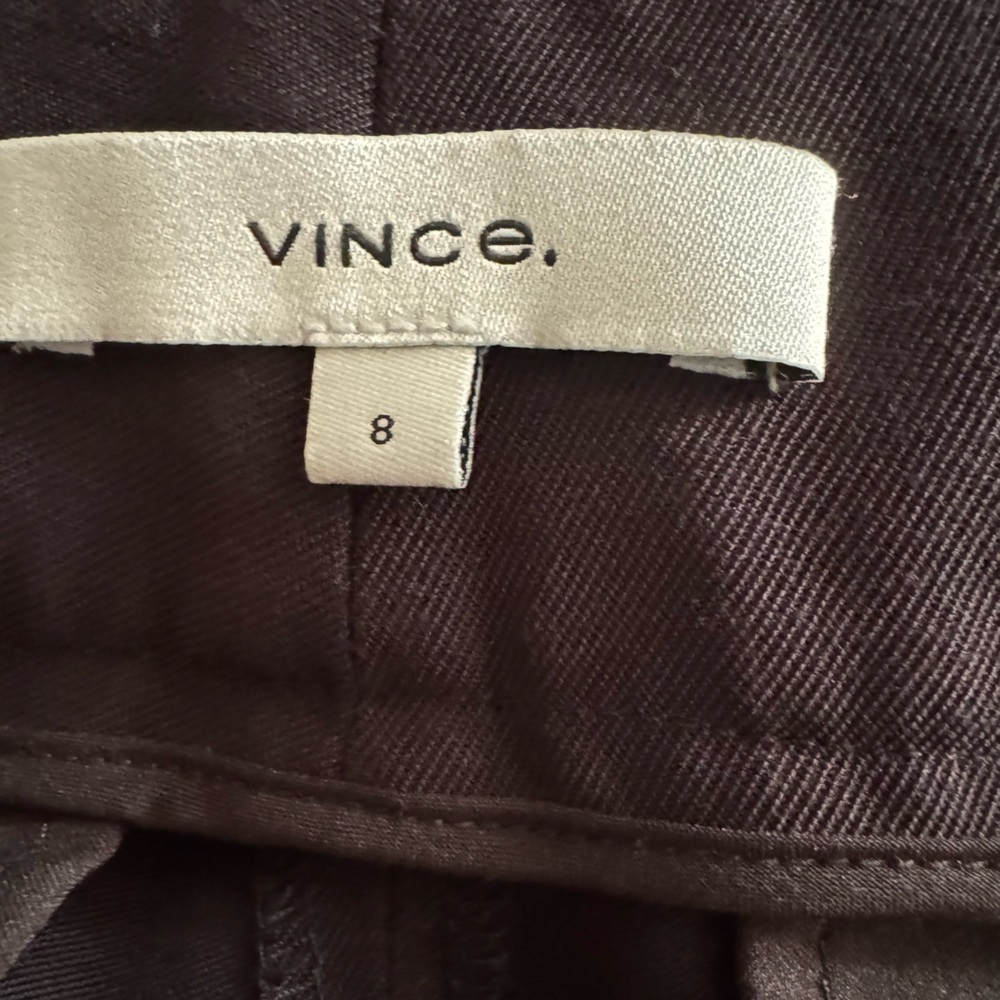 Vince. Black Wide Leg Dress Pants - Picture 3 of 10